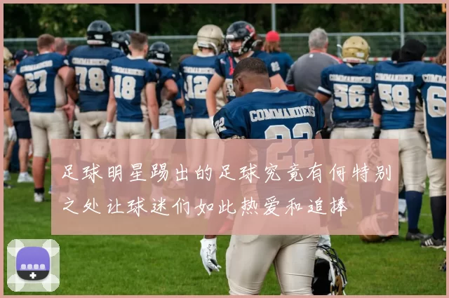足球明星踢出的足球究竟有何特别之处让球迷们如此热爱和追捧