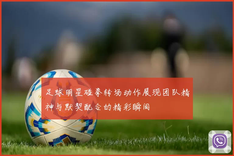 足球明星碰拳转场动作展现团队精神与默契配合的精彩瞬间